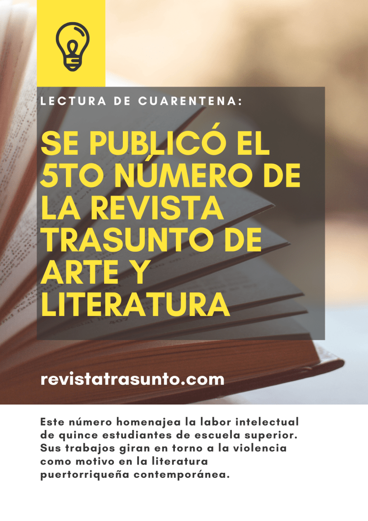 PROMO PUBLICACION TRASUNTO 5TO NUMERO